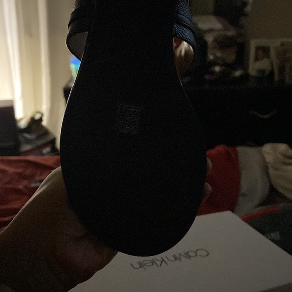 Dopey ck monogram smith / cow size 8 style Espresso - Picture 3 of 8